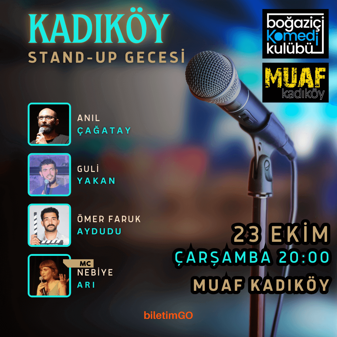 Kadıköy Stand-up Gecesi - Boğaziçi Komedi Kulübü