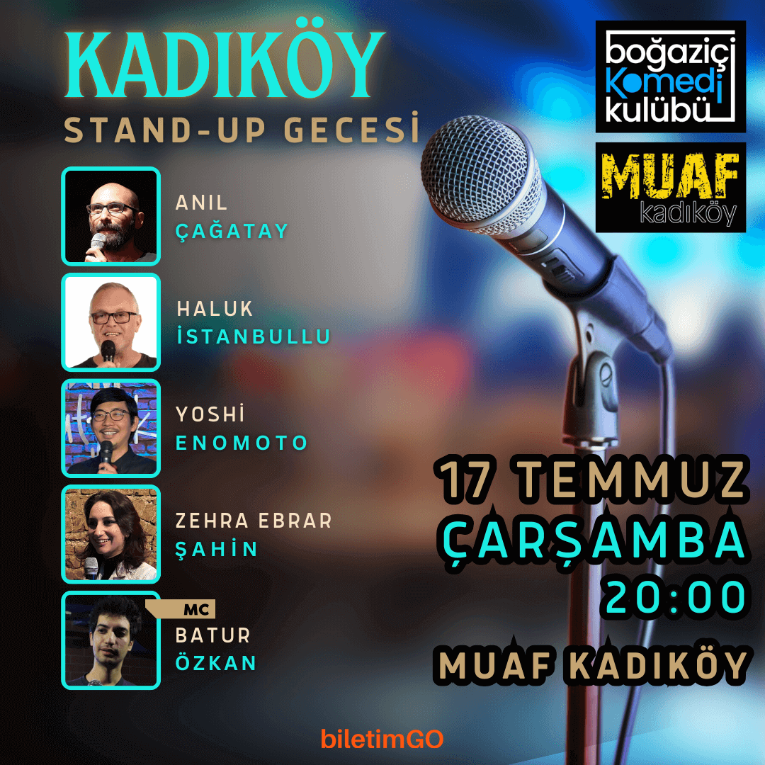 Kadıköy Stand-up Gecesi - Boğaziçi Komedi Kulübü