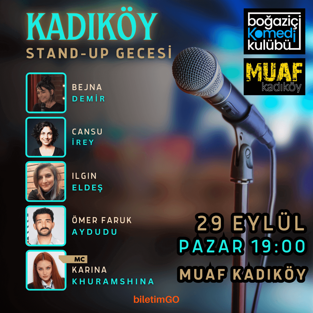 Kadıköy Stand-up Gecesi - Boğaziçi Komedi Kulübü