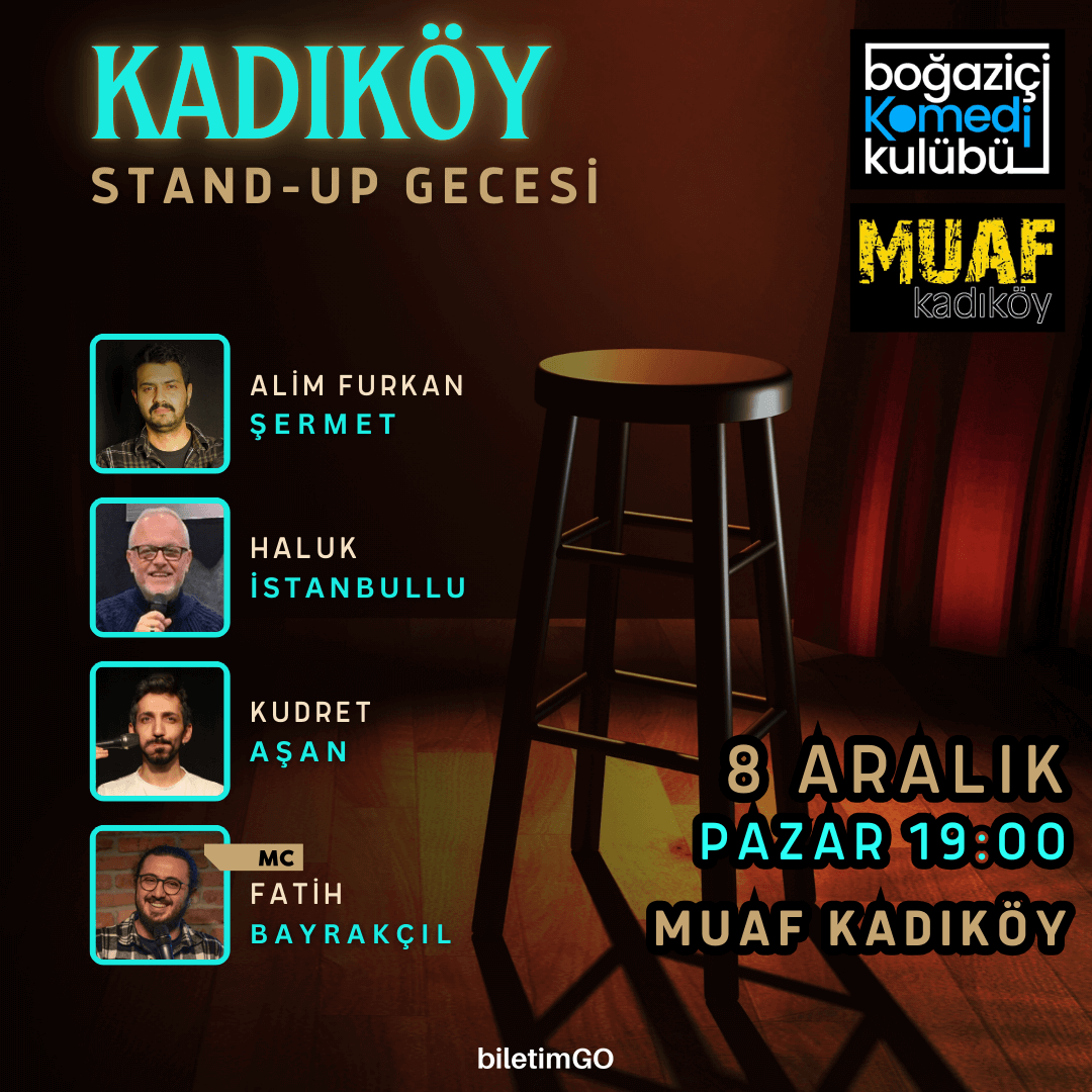 Kadıköy Stand-up Gecesi - Boğaziçi Komedi Kulübü