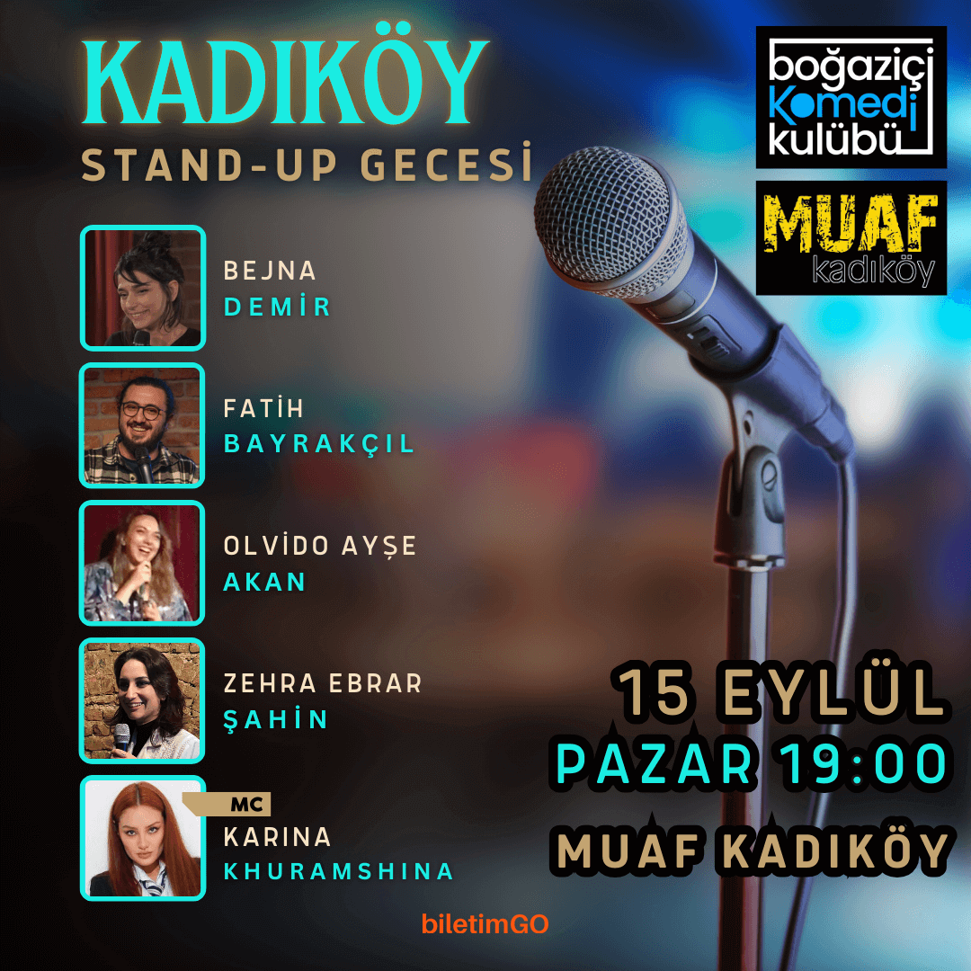 Kadıköy Stand-up Gecesi - Boğaziçi Komedi Kulübü