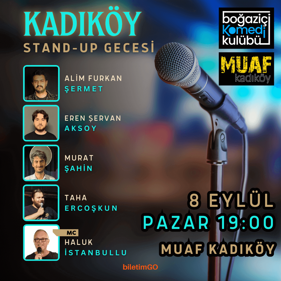 Kadıköy Stand-up Gecesi - Boğaziçi Komedi Kulübü