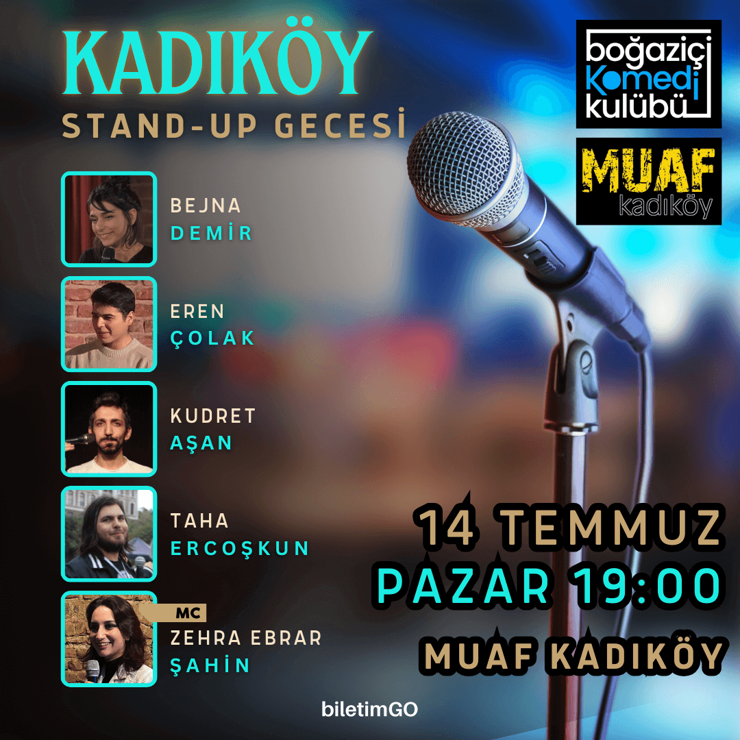 Kadıköy Stand-Up Gecesi - Boğaziçi Komedi Kulübü