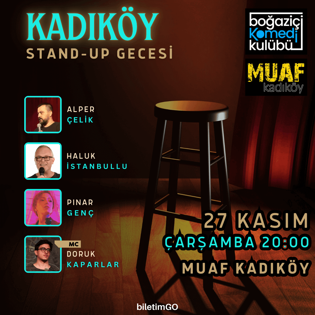Kadıköy Stand-up Gecesi - Boğaziçi Komedi Kulübü