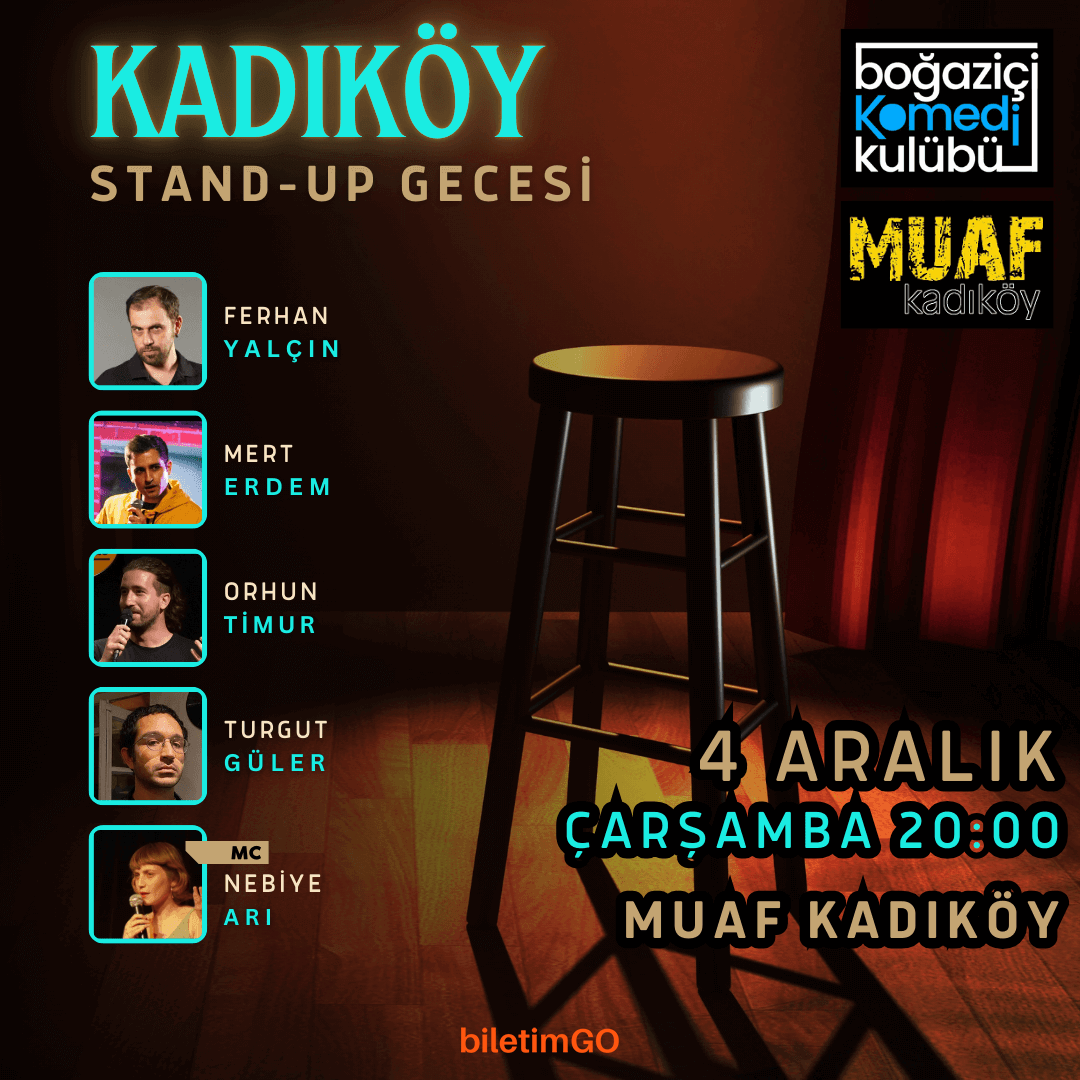 Kadıköy Stand-up Gecesi - Boğaziçi Komedi Kulübü