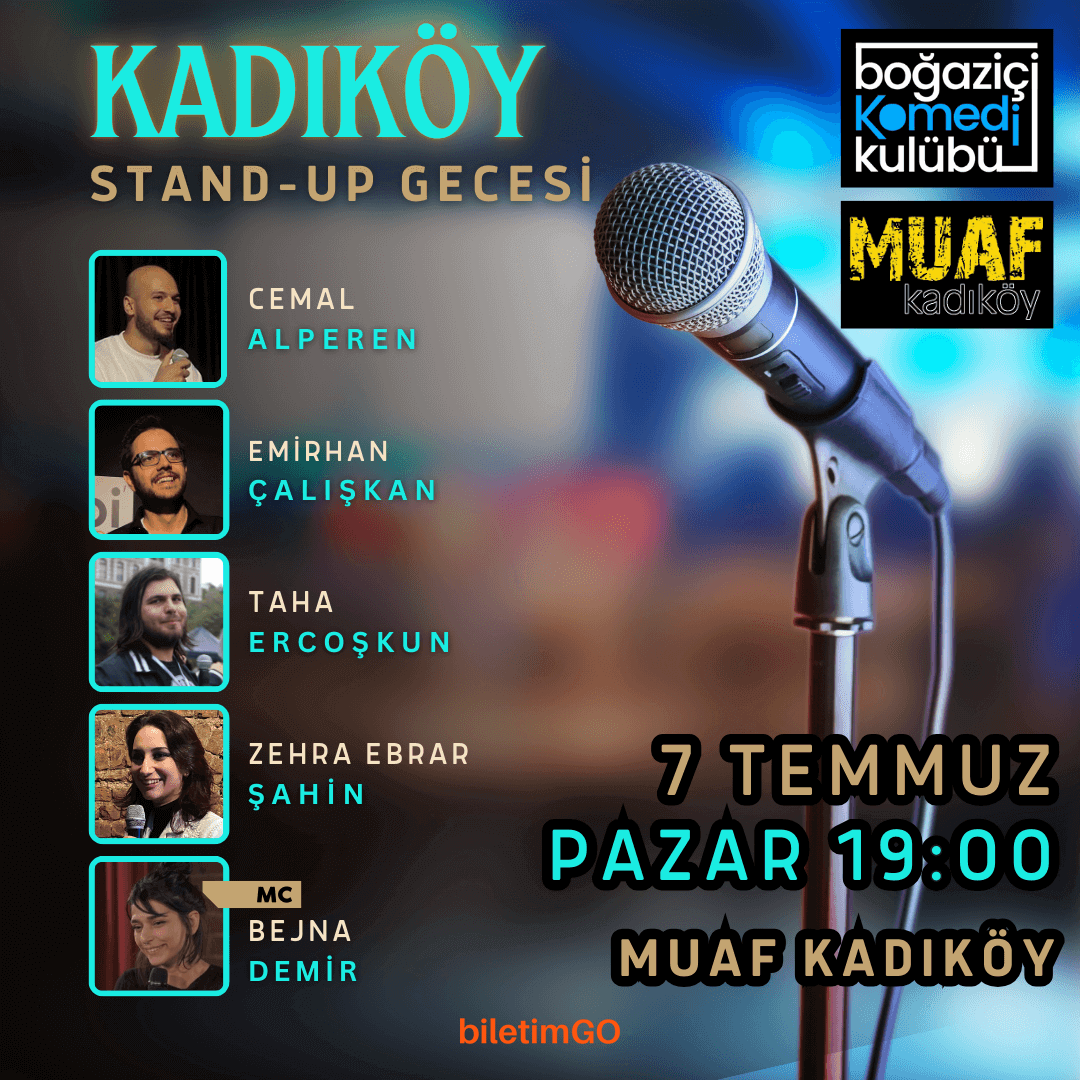 Kadıköy Stand-up Gecesi - Boğaziçi Komedi Kulübü