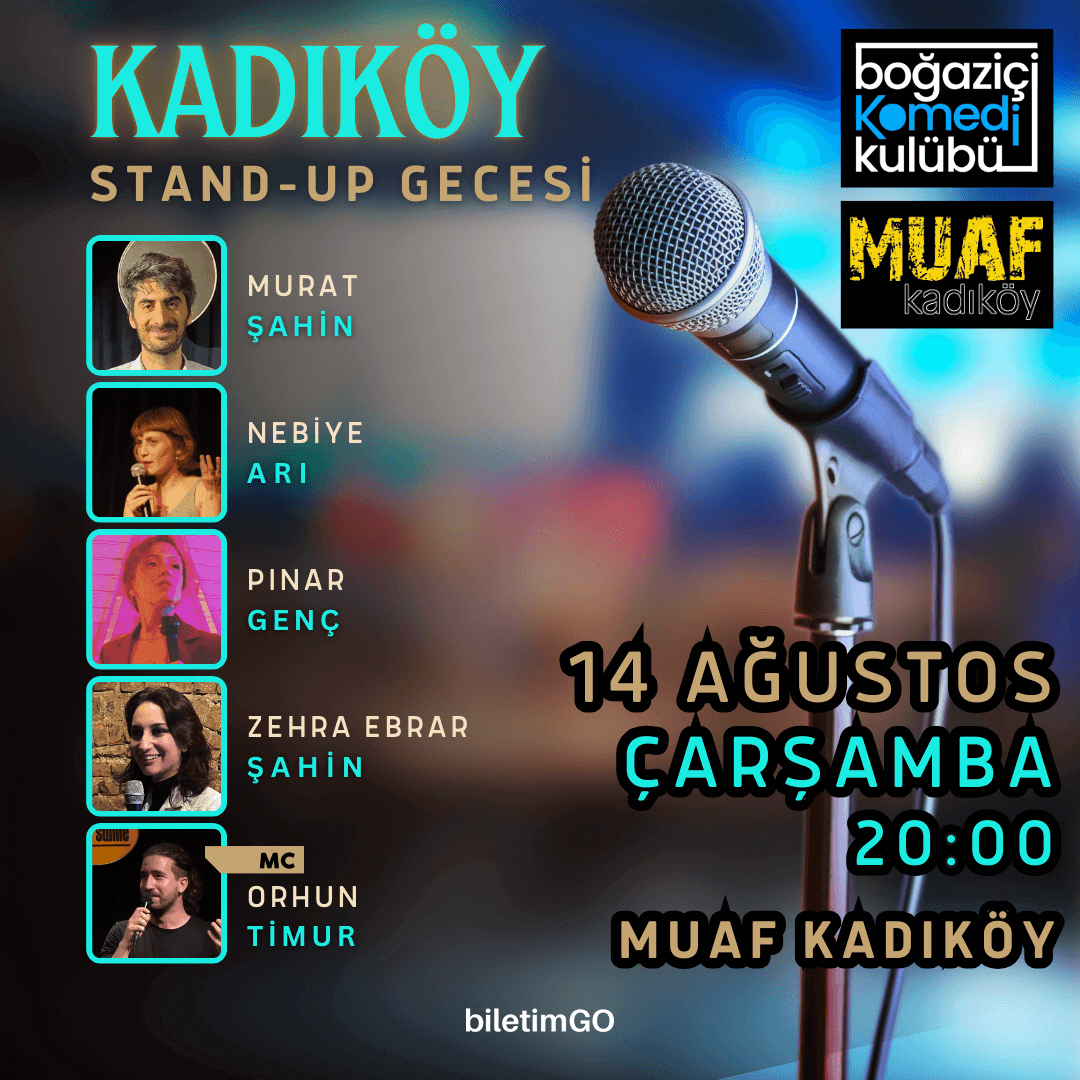 Kadıköy Stand-up Gecesi - Boğaziçi Komedi Kulübü