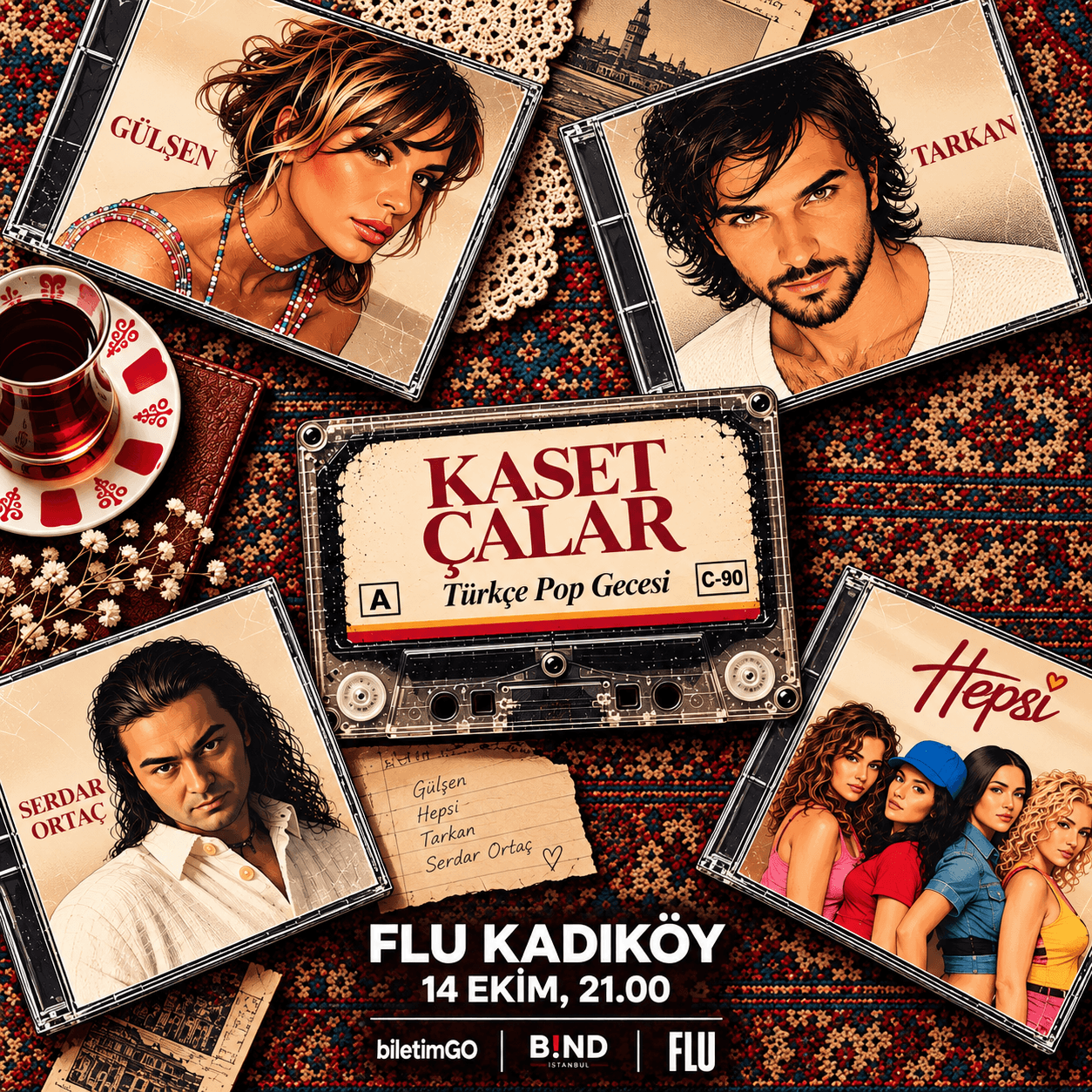 KASET ÇALAR