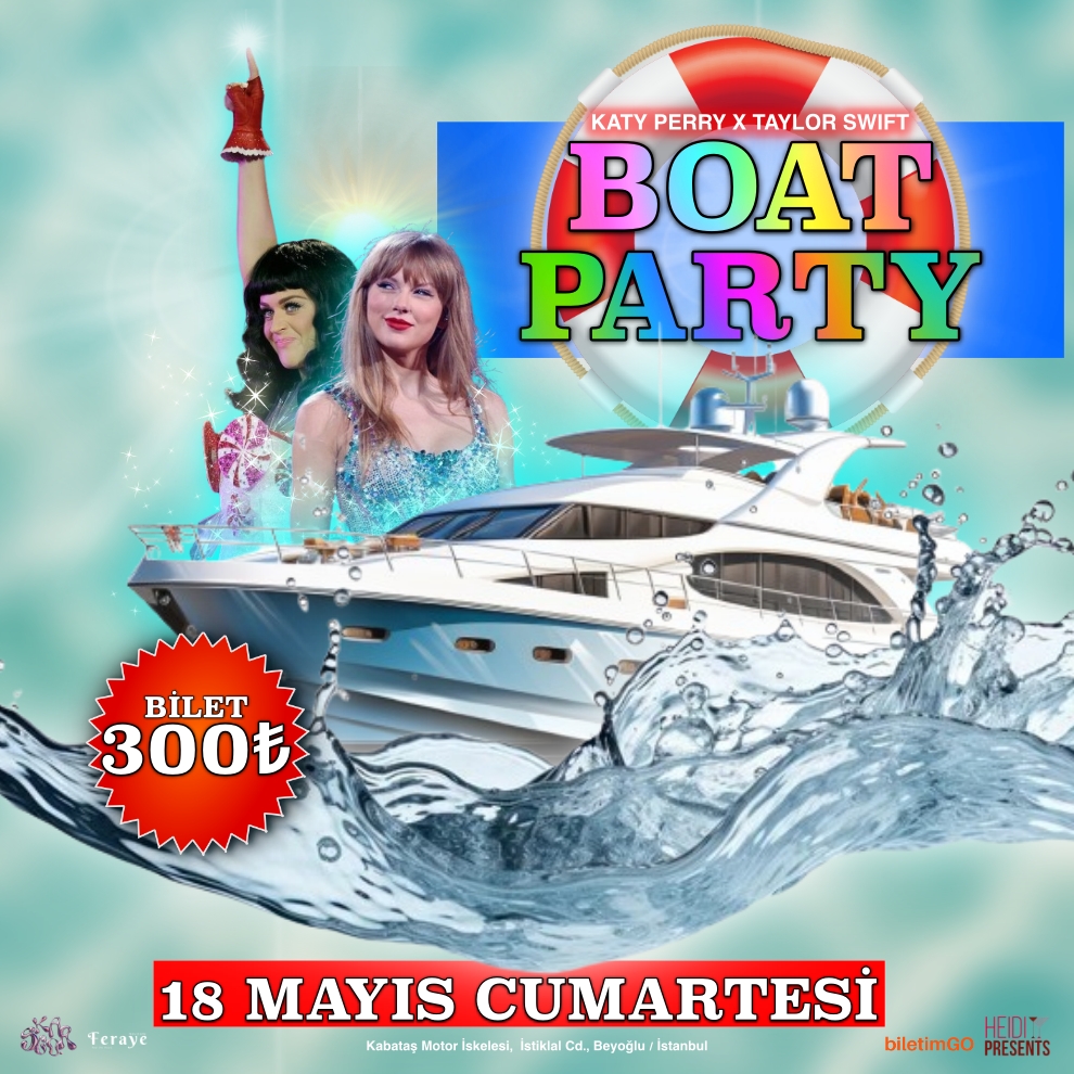 KATY PERRY + TAYLOR SWIFT BOAT PARTY