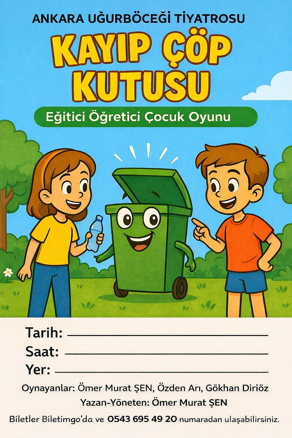 Kayıp Çöp Kutusu - Çocuk Tiyatrosu