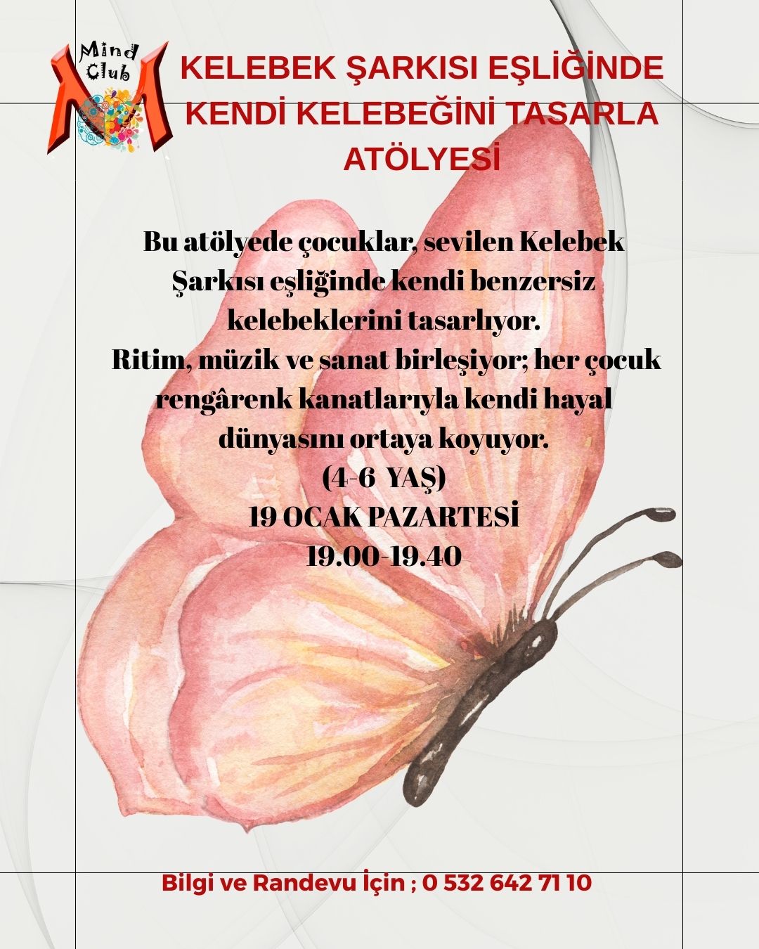 Kelebek Şarkısı Eşliğinde Kendi Kelebeğini Tasarla