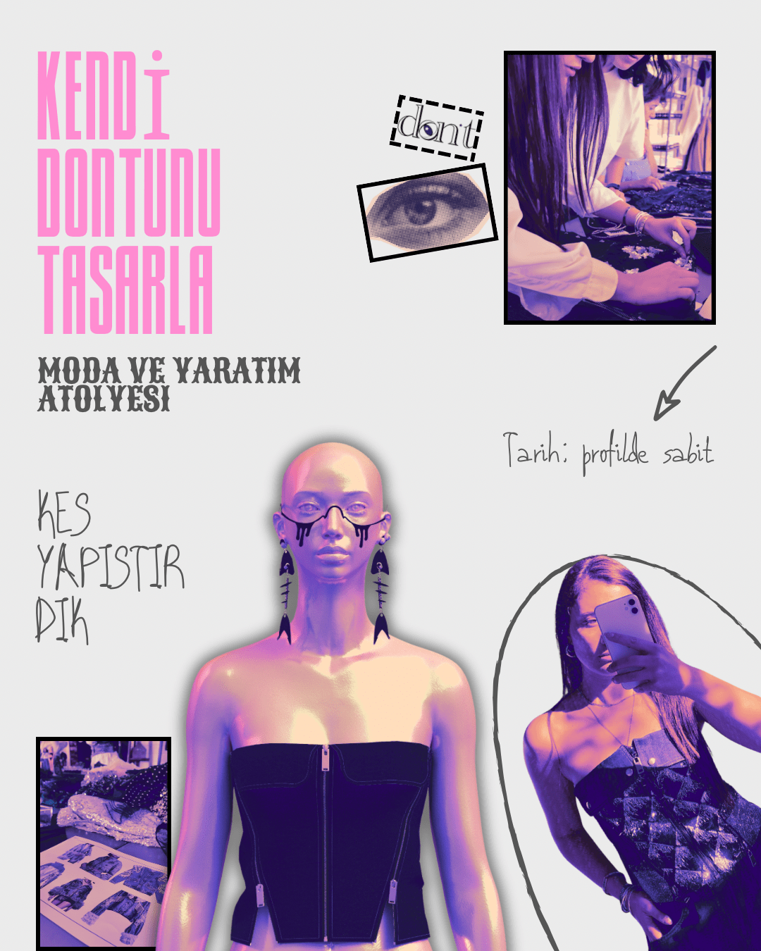 Kendi DONT'unu Tasarla Atölyesi (Yetişkinler için)