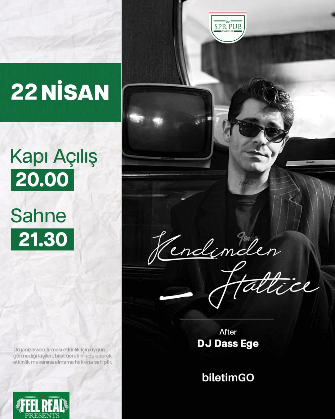 Kendimden Hallice Eskişehir Konseri