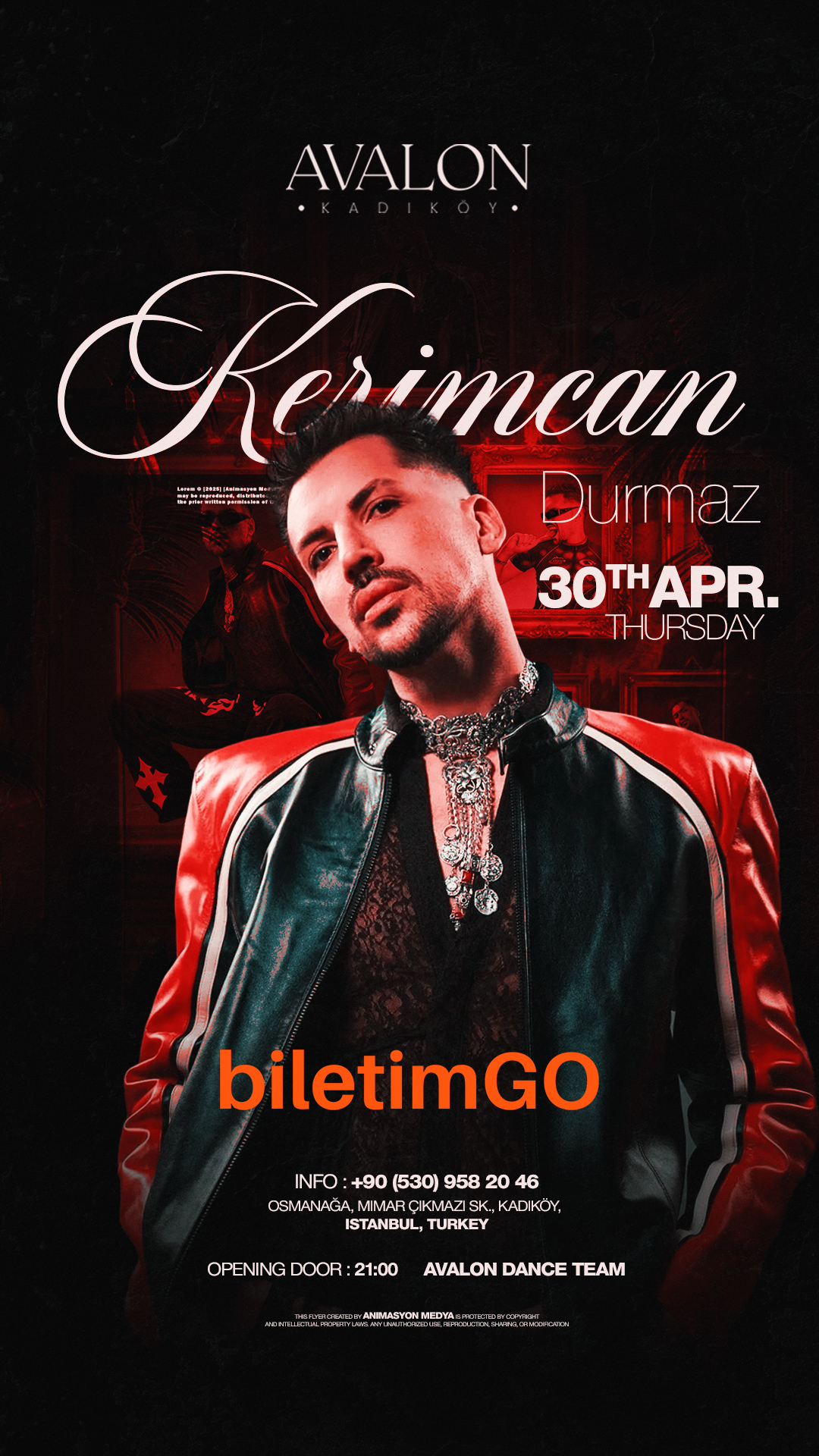 KERİMCAN DURMAZ AVALON KADIKÖY KONSERİ