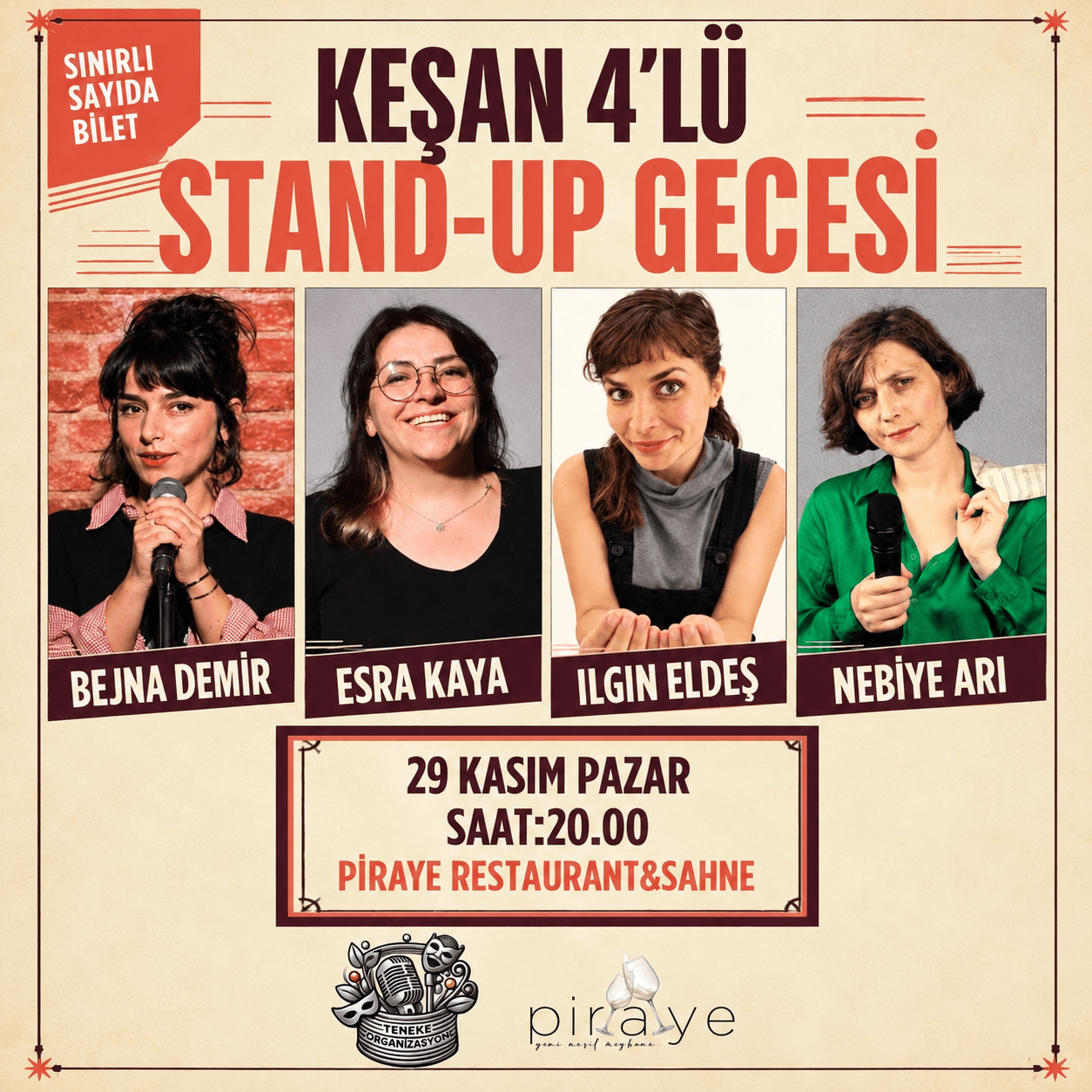KEŞAN 4'LÜ STAND-UP GECESİ