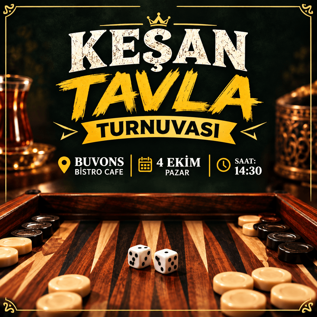 KEŞAN TAVLA TURNUVASI