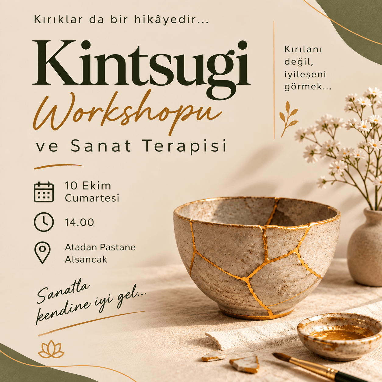 Kintsugi Workshop ve Sanat Terapisi