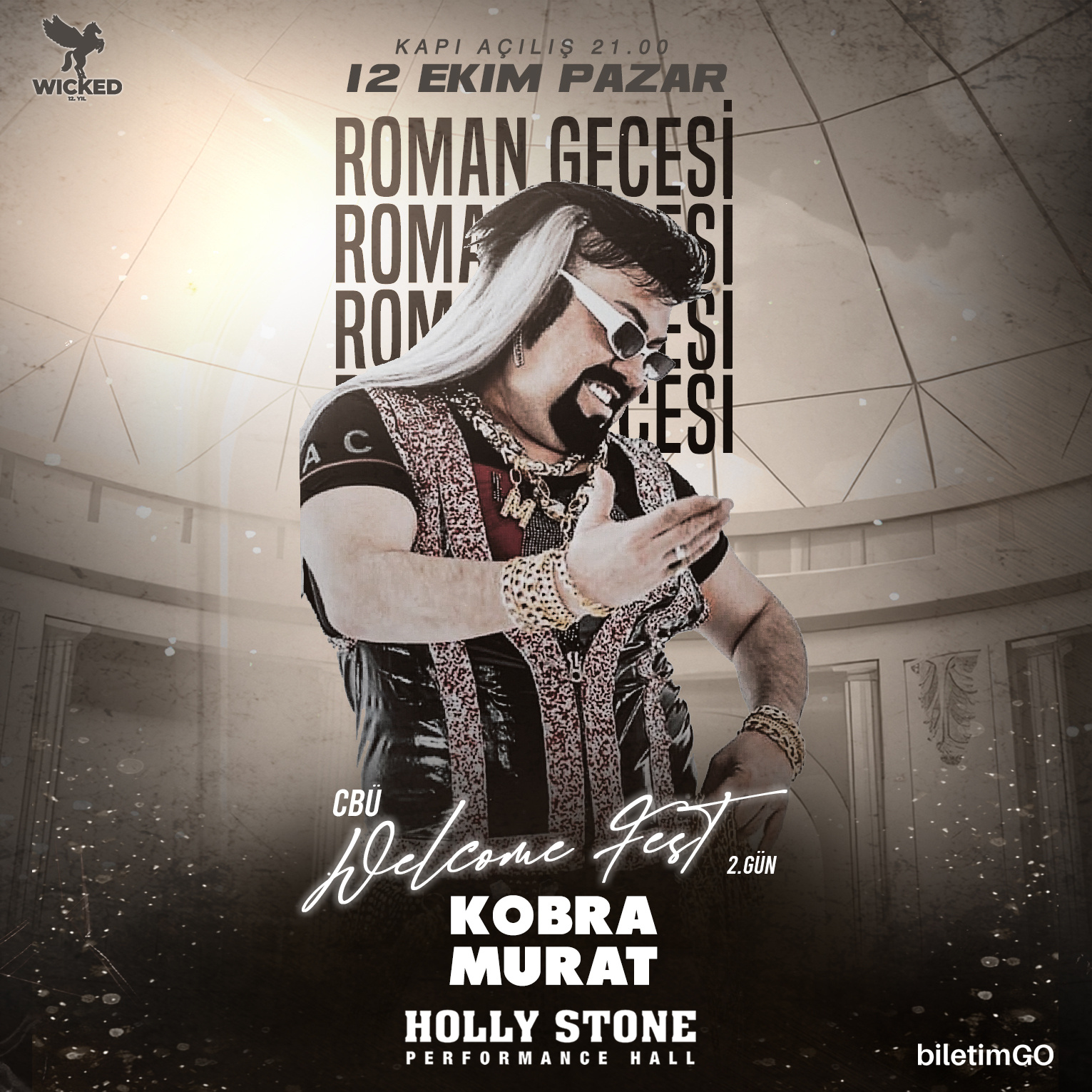 KOBRA MURAT ile ROMAN GECESİ