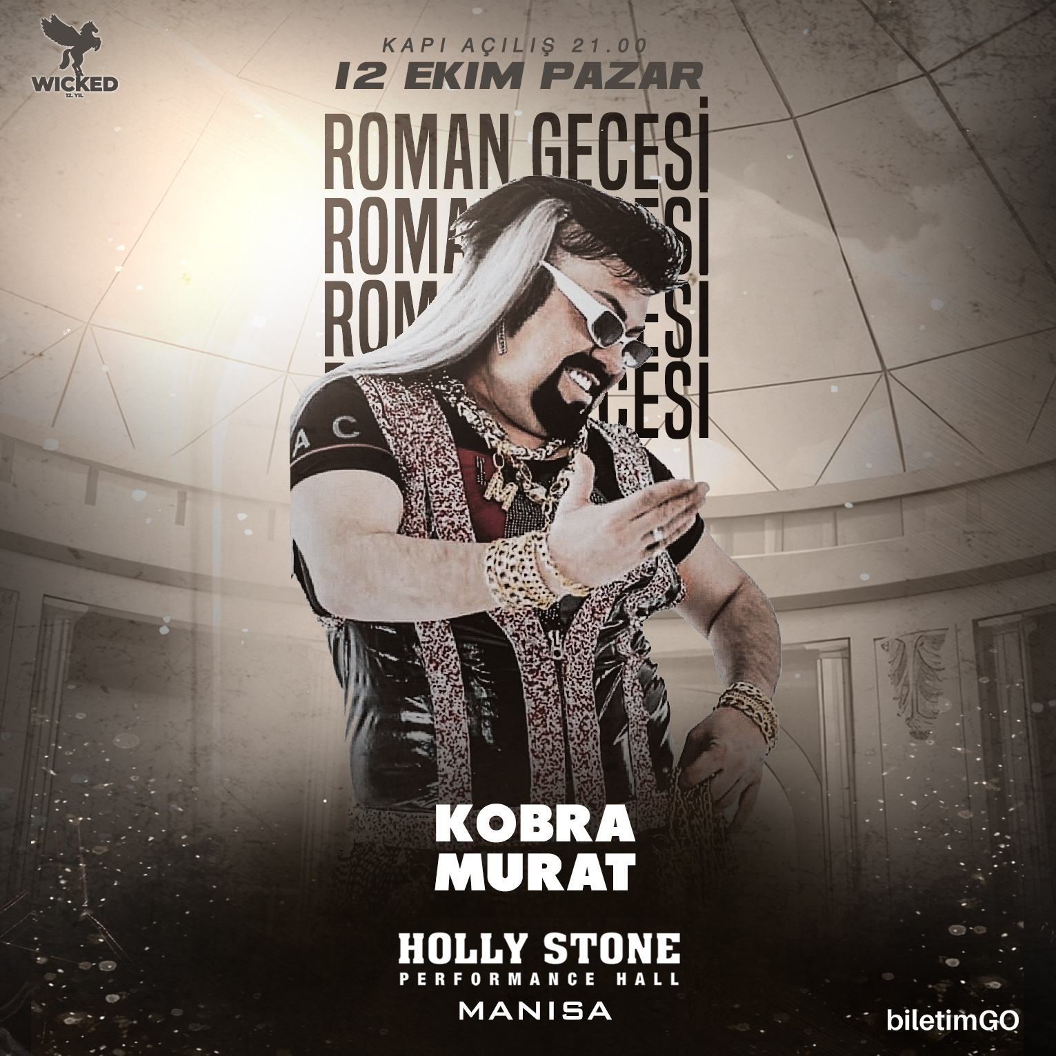 KOBRA MURAT ile ROMAN GECESİ