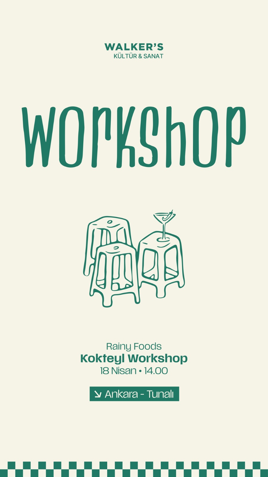 Kokteyl Workshop | Rainy Foods x Walker's