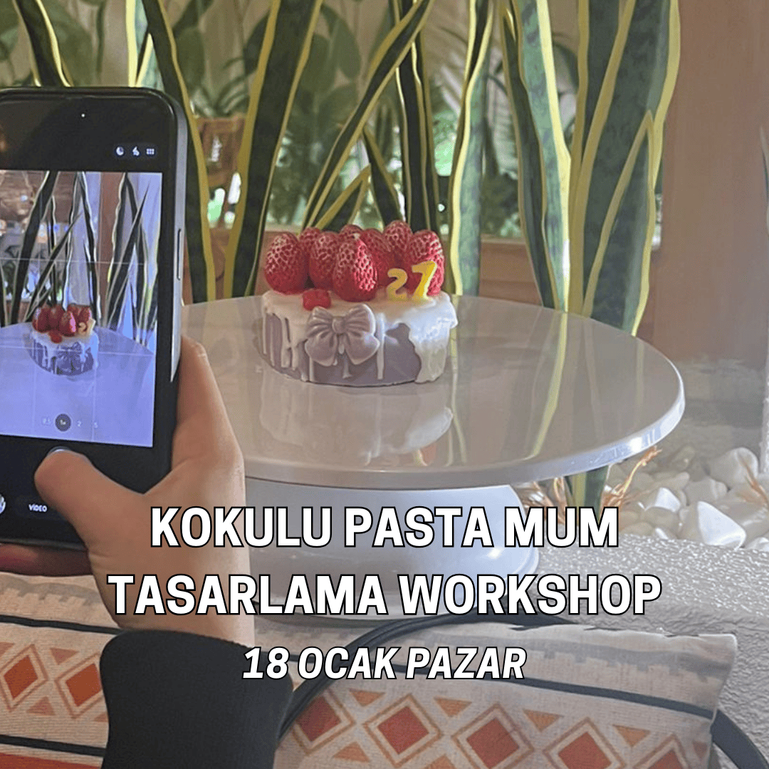 Kokulu Pasta Mum Tasarlama Workshop - Art Workshop Büyükçekmece Wtkinlikleri
