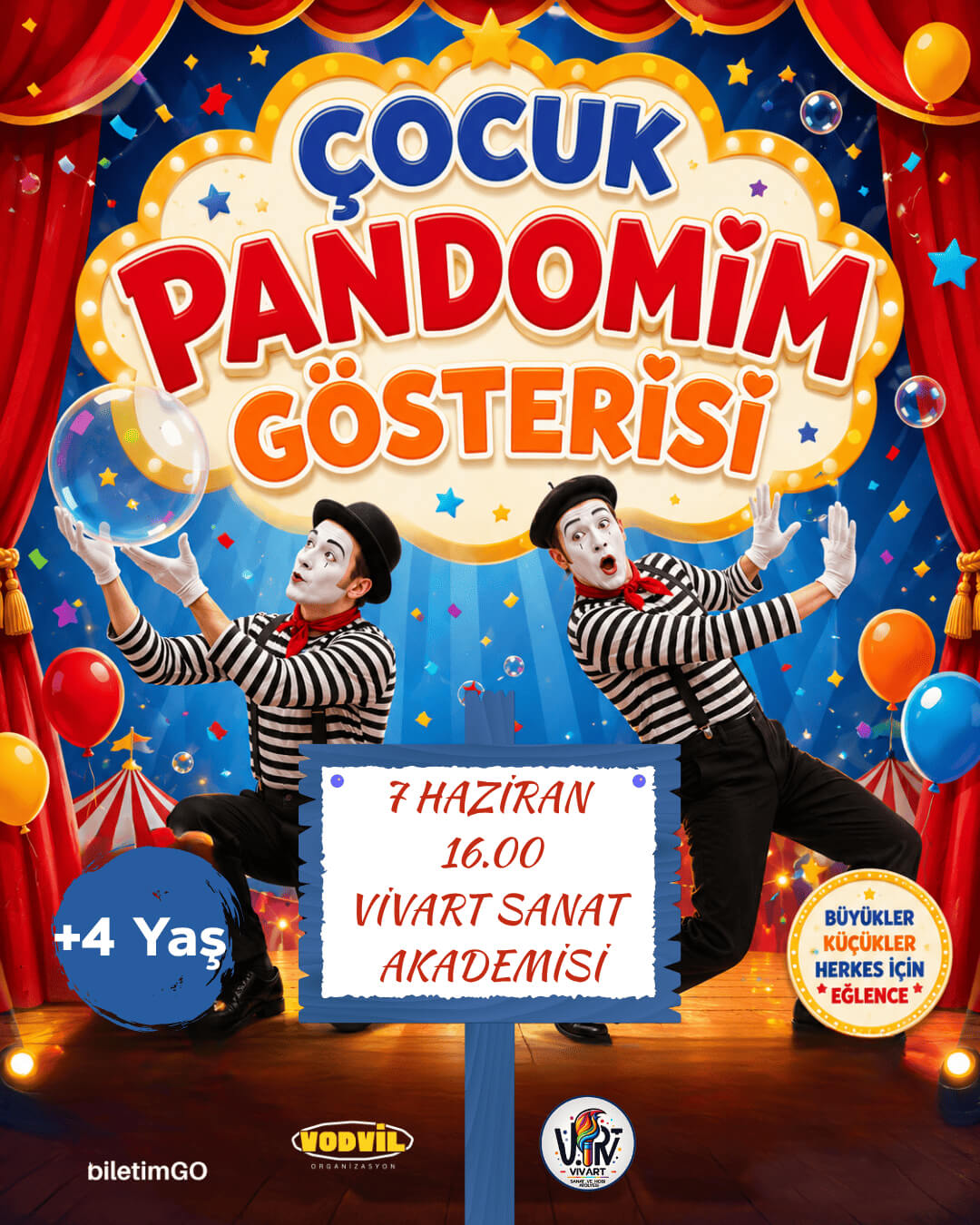 KONYA ÇOCUK PANDOMİM GÖSTERİSİ - VODVİL ORGANİZASYON