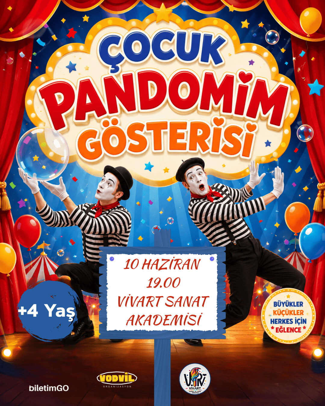KONYA ÇOCUK PANDOMİM GÖSTERİSİ - VODVİL ORGANİZASYON