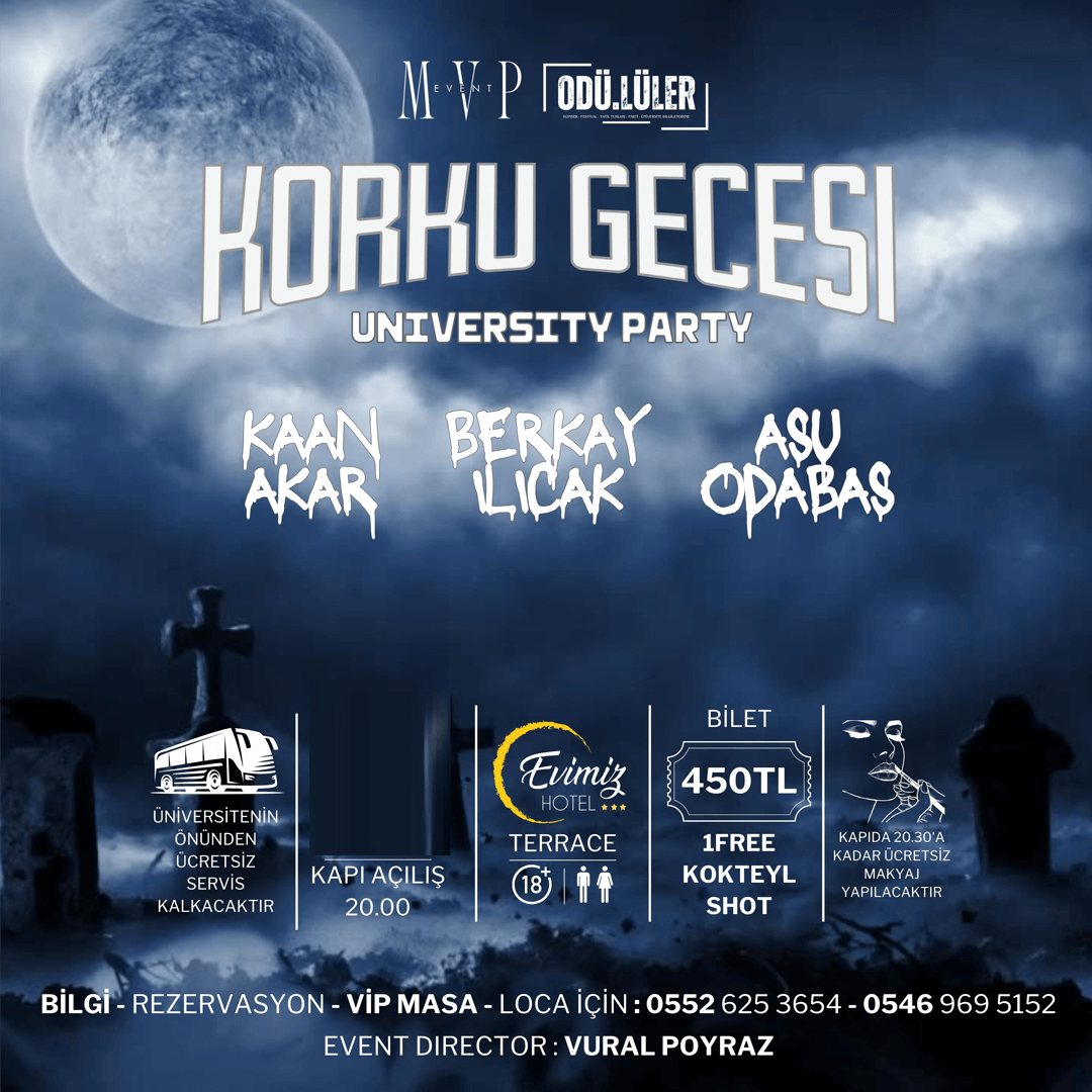 KORKU GECESİ UNIVERSITY NIGHT