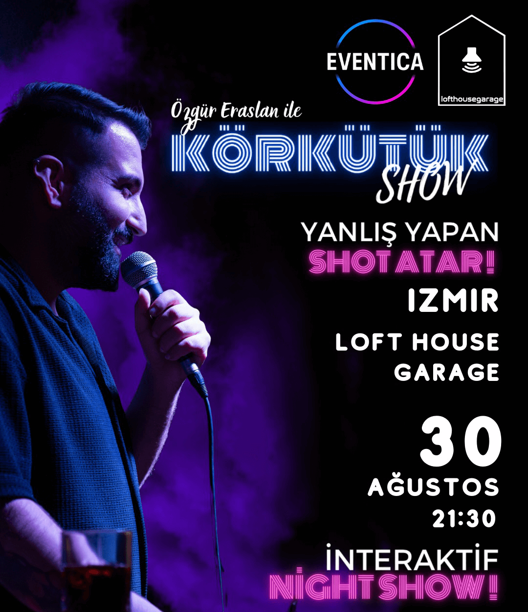 Körkütük Show KOMEDYANIN KRALI İzmir'de Sahneye Çıkıyor! Gülmekten Kıyamet Kopacak! 30 Ağustos Özel