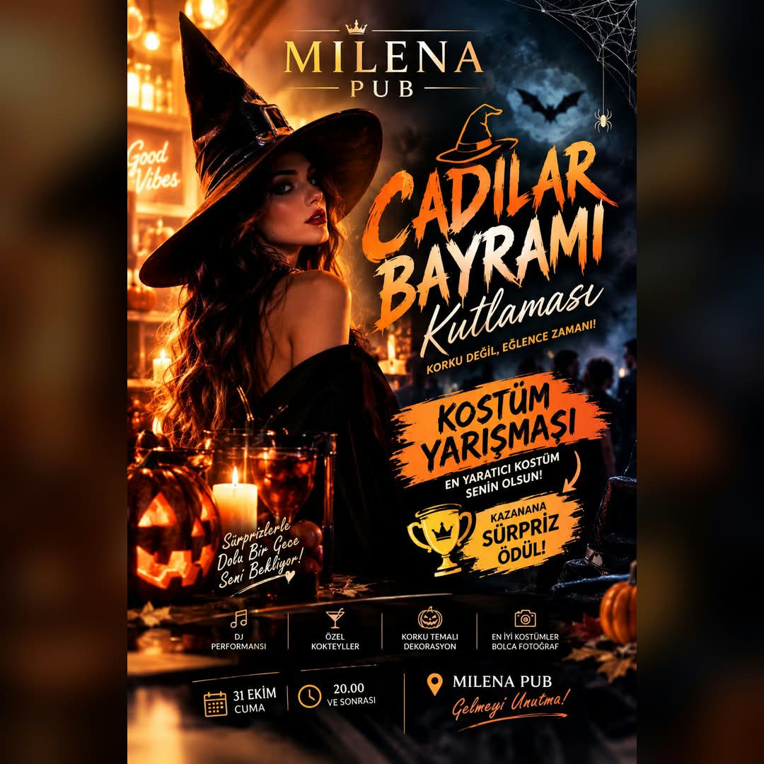 Kostümlü Halloween Partisi (ÖDÜLLÜ)
