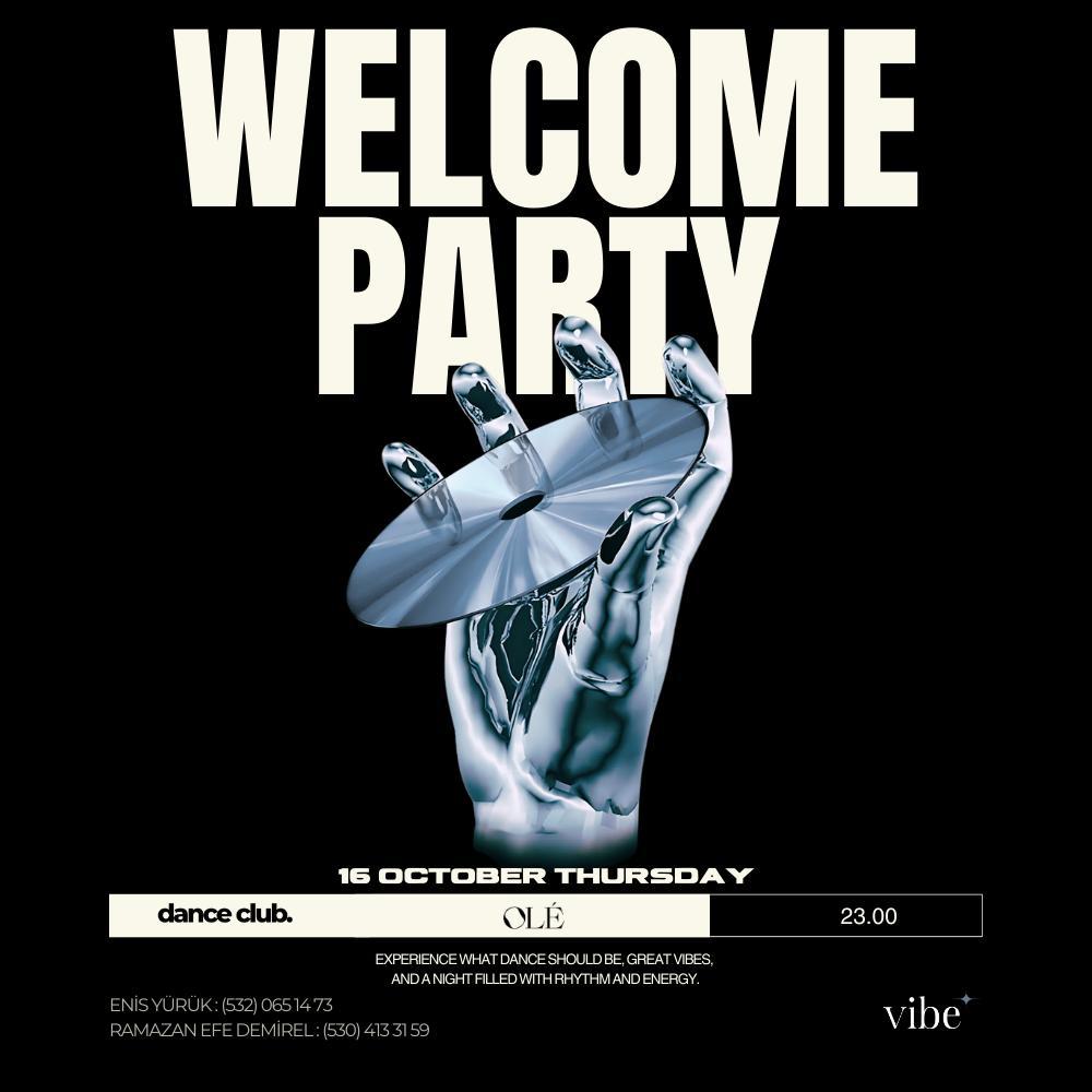 DANCE CLUB WELCOME PARTY