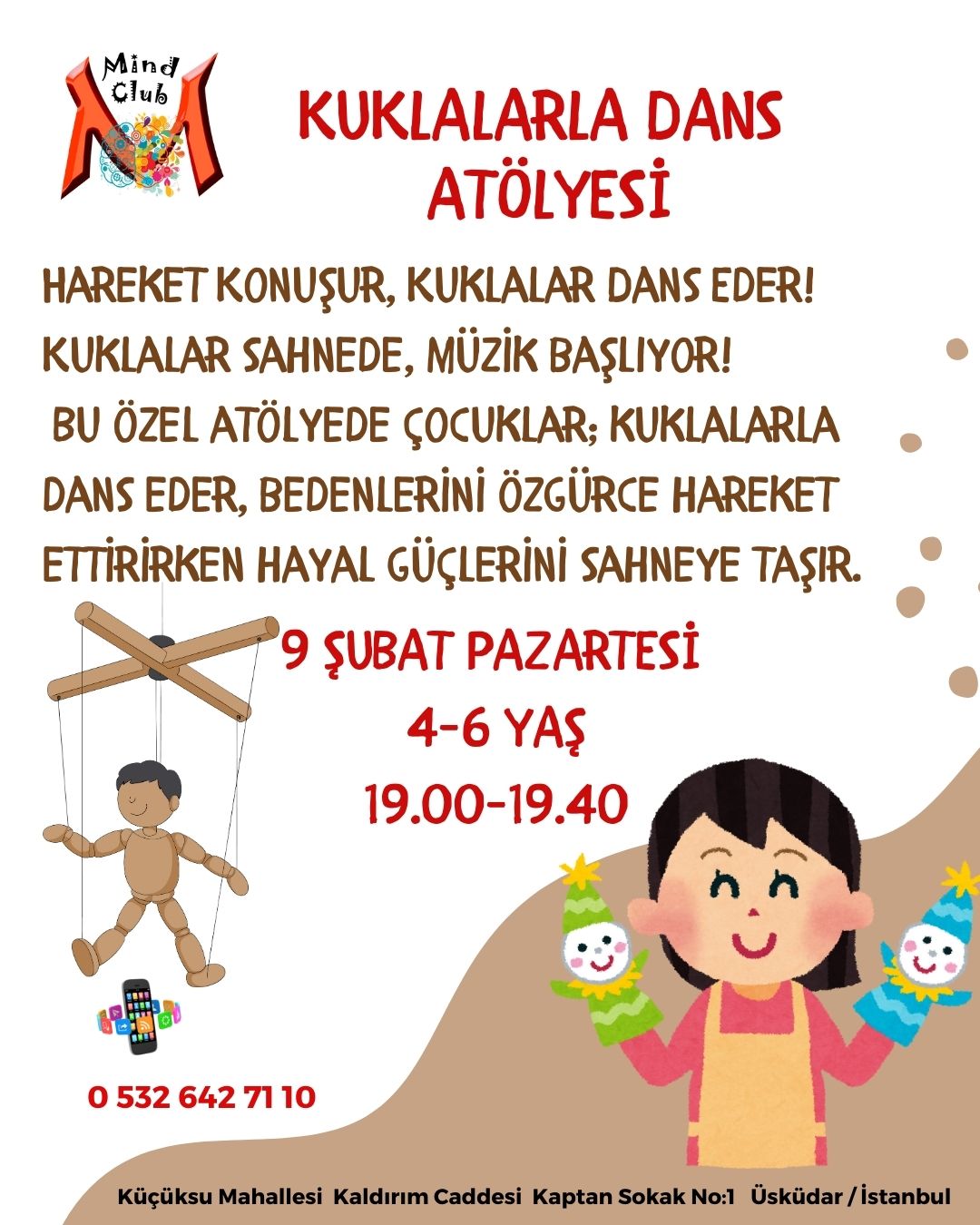 Kuklalarla Dans Atölyesi