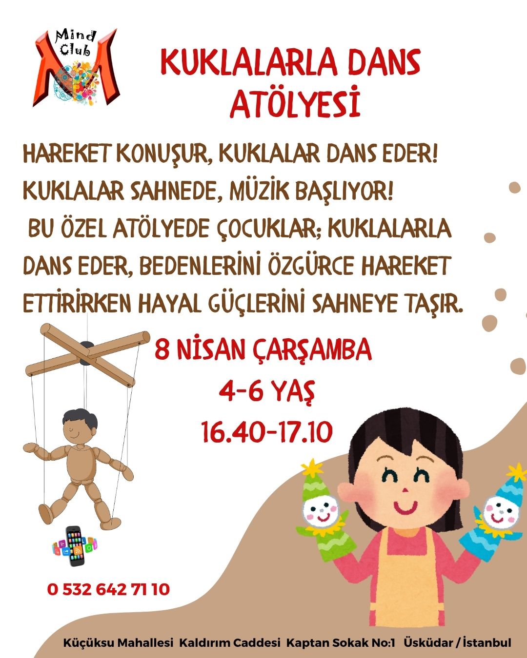 Kuklalarla Dans Atölyesi