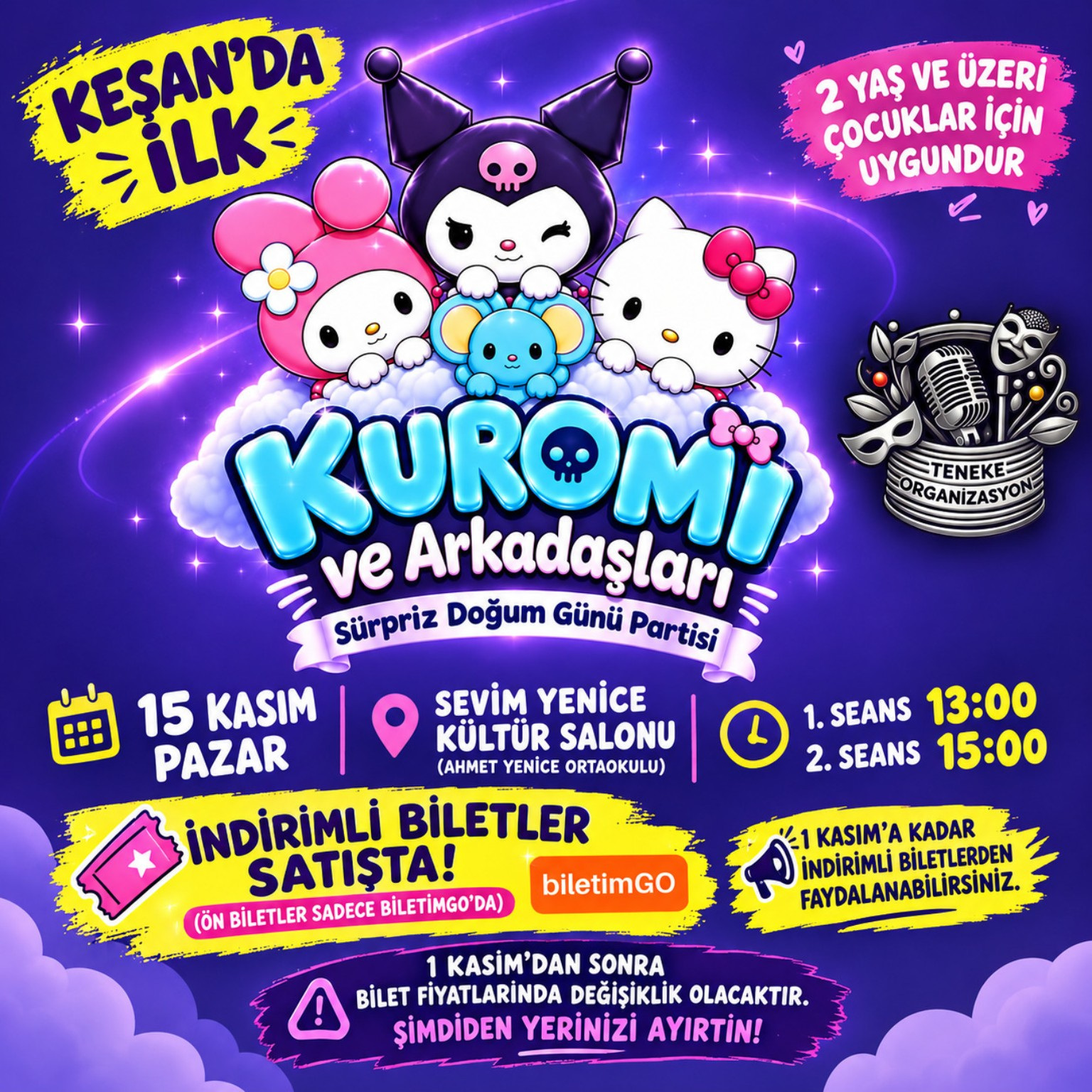 KUROMİ VE ARKADAŞLARI (SÜRPRİZ DOĞUM GÜNÜ PARTİSİ)