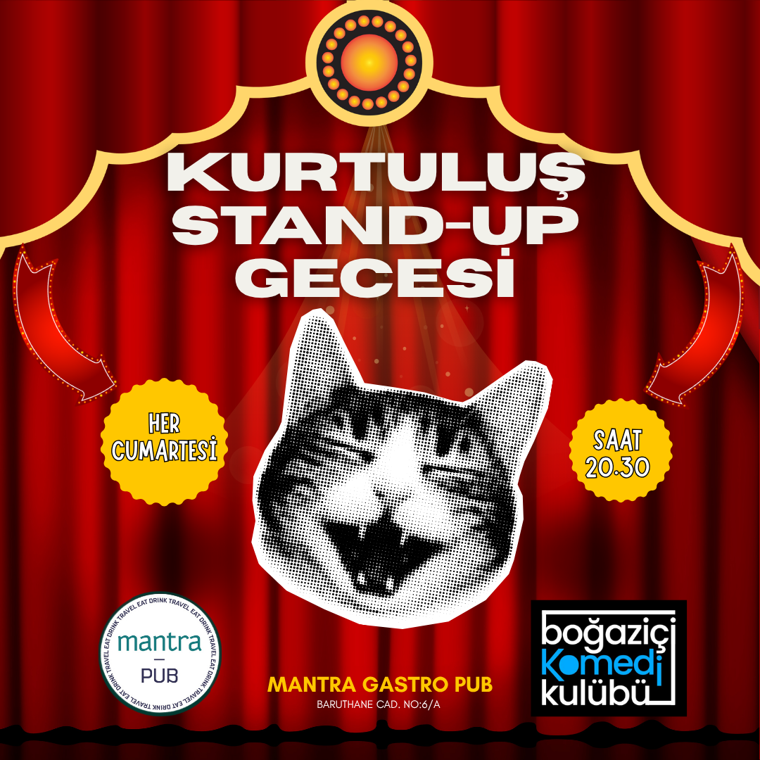 Kurtuluş Stand-up Gecesi - Boğaziçi Komedi Kulübü