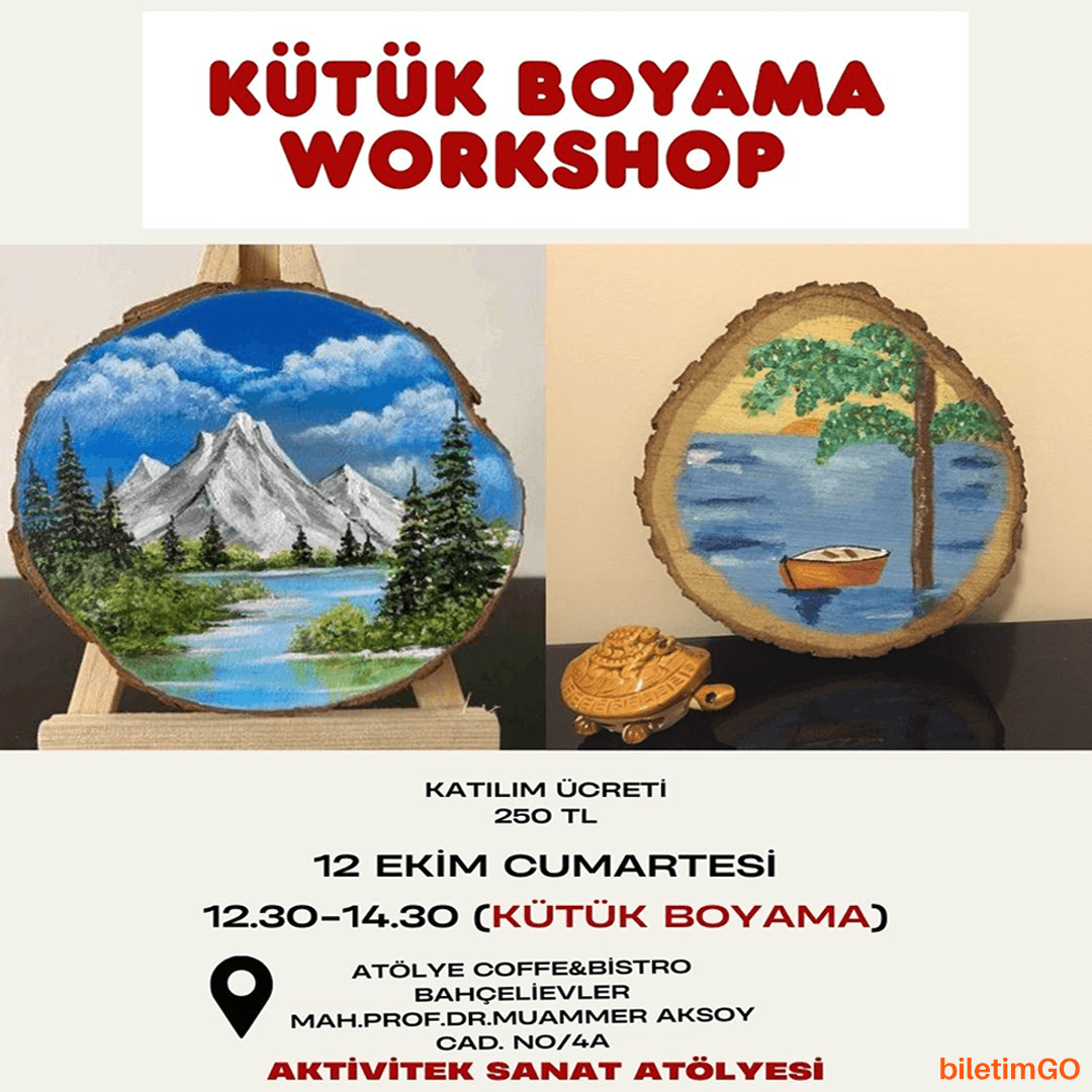 Kütük Boyama Workshop