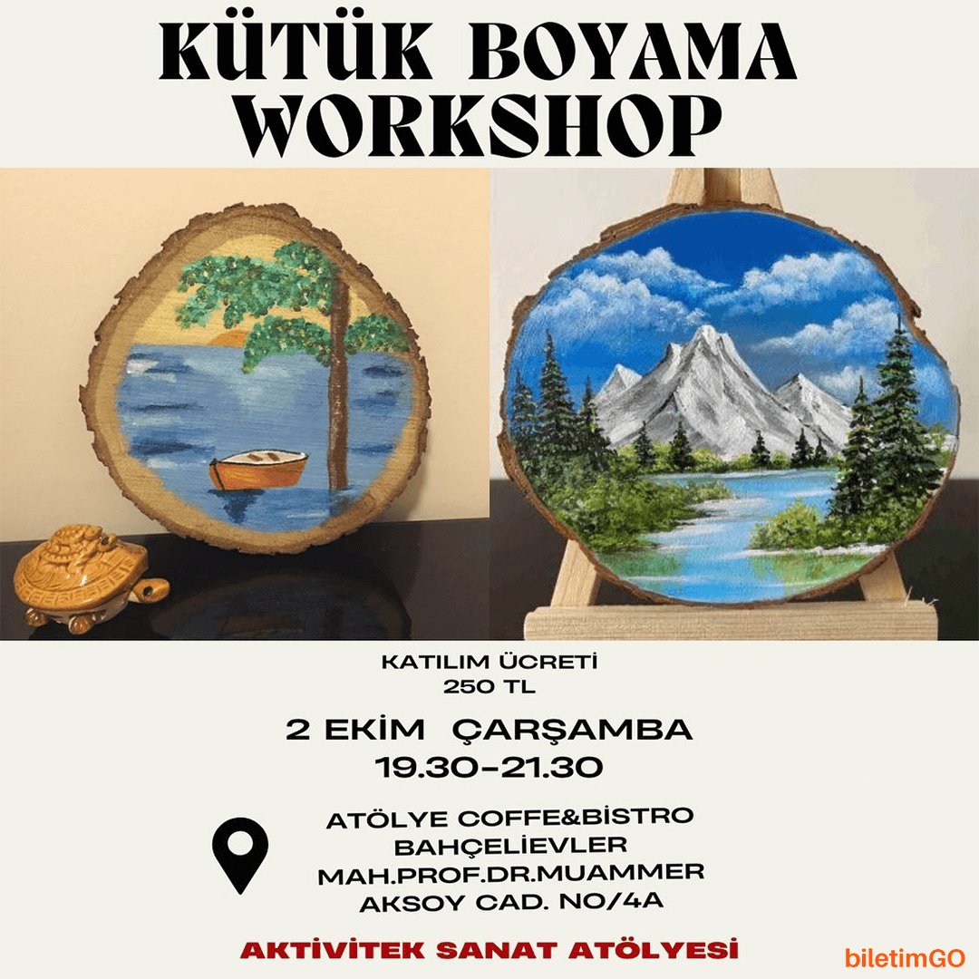 Kütük Boyama Workshop