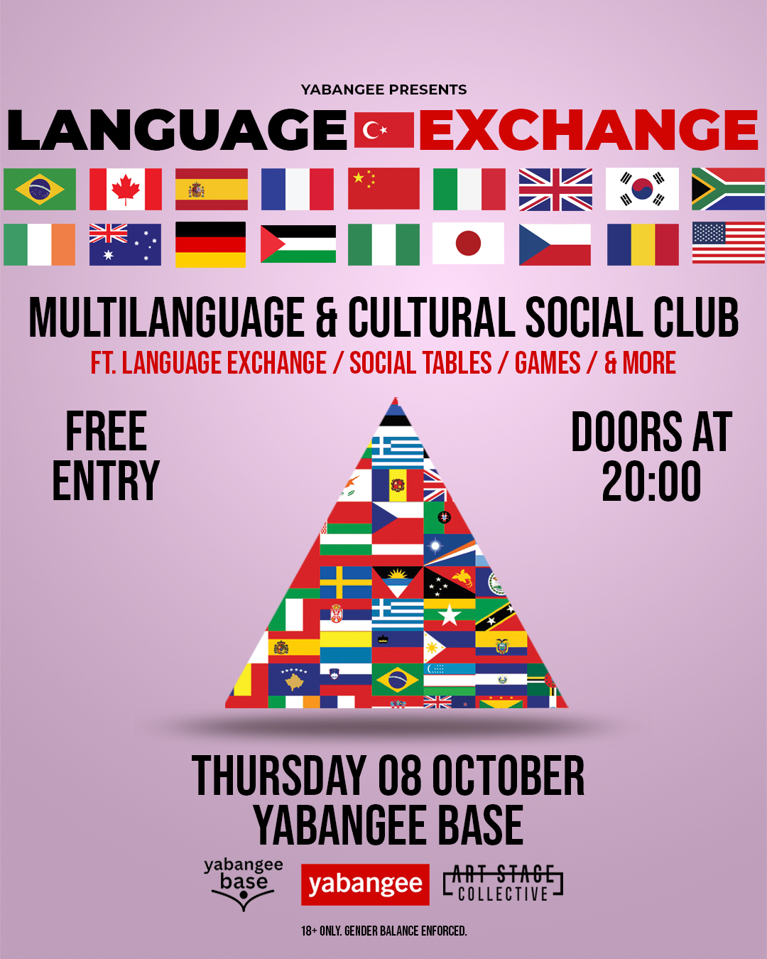 Language Exchange: Multilanguage & Cultural Social Club