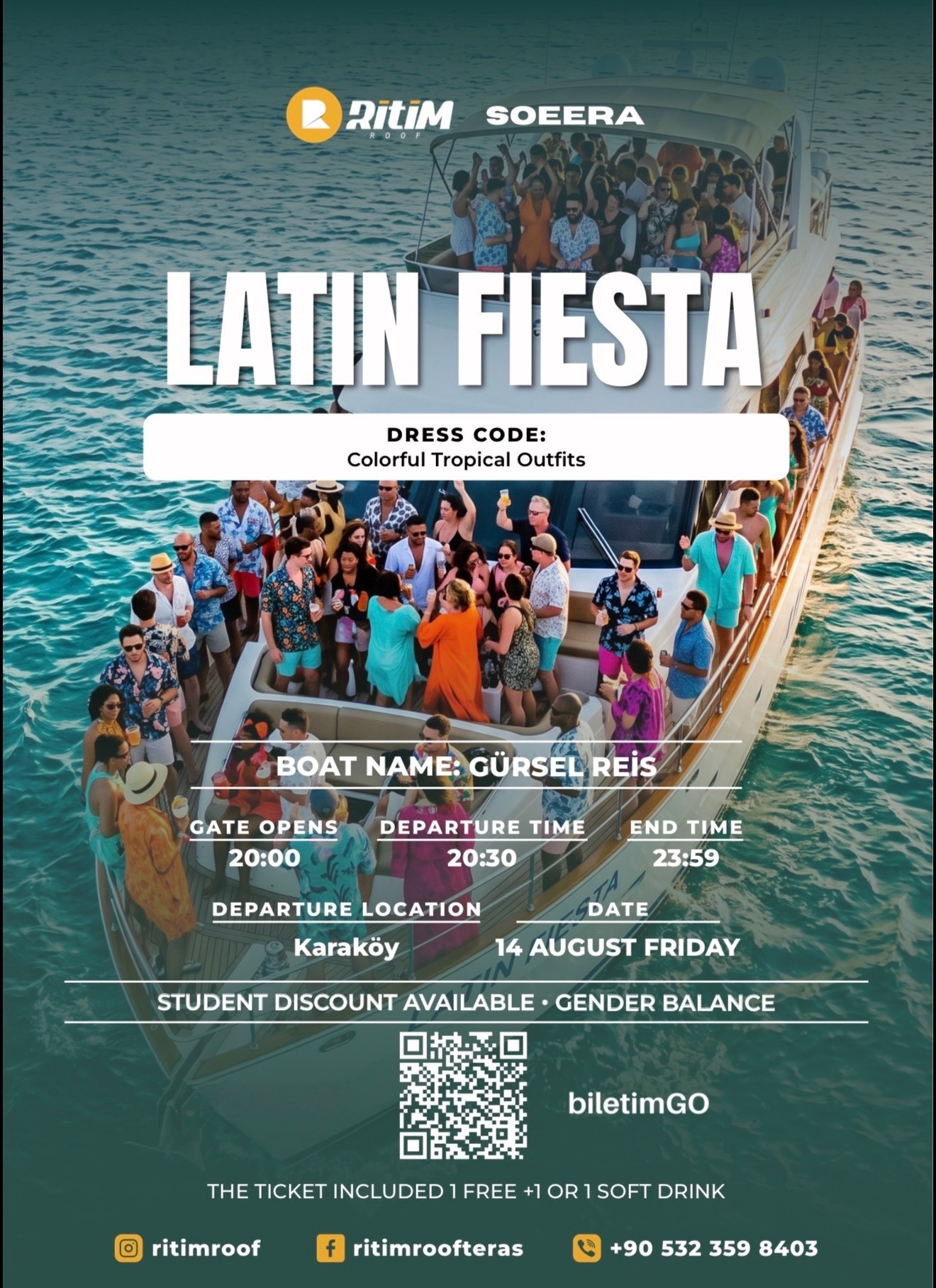 Latin Fiesta Boat Party