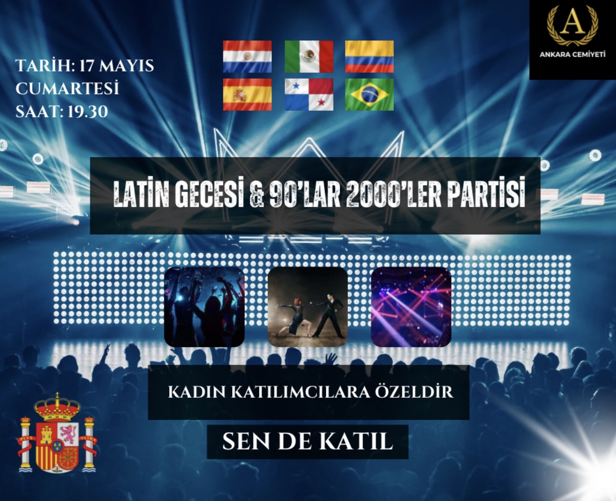 Latin Gecesi & 90’lar-2000’ler Partisi