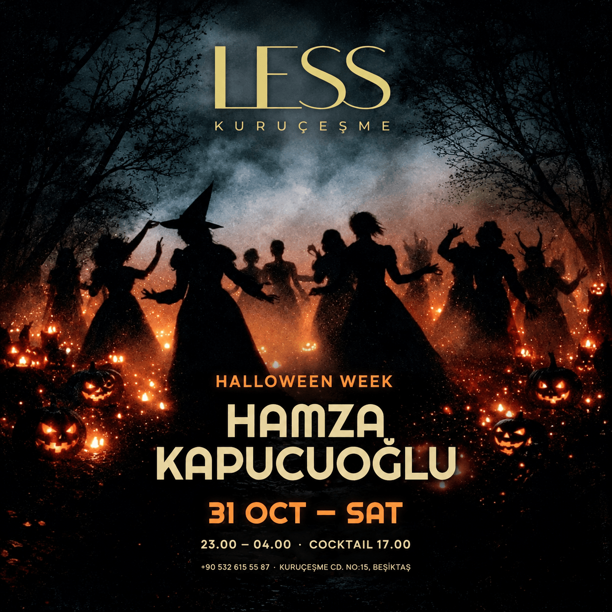 LESS UNIVERSTY HALLOWEEN PARTY - 31 OCT
