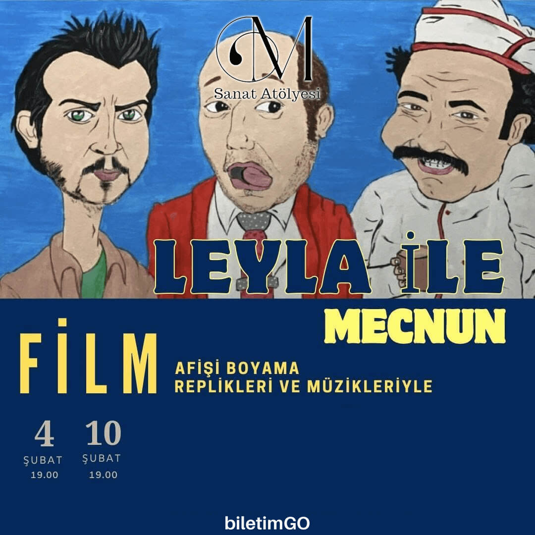Leyla ile Mecnun Film Afişi Boyama Workshop