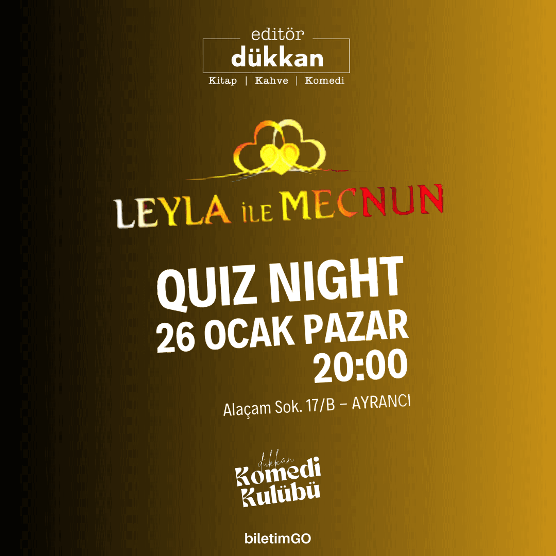 Leyla ile Mecnun - Quiz Night