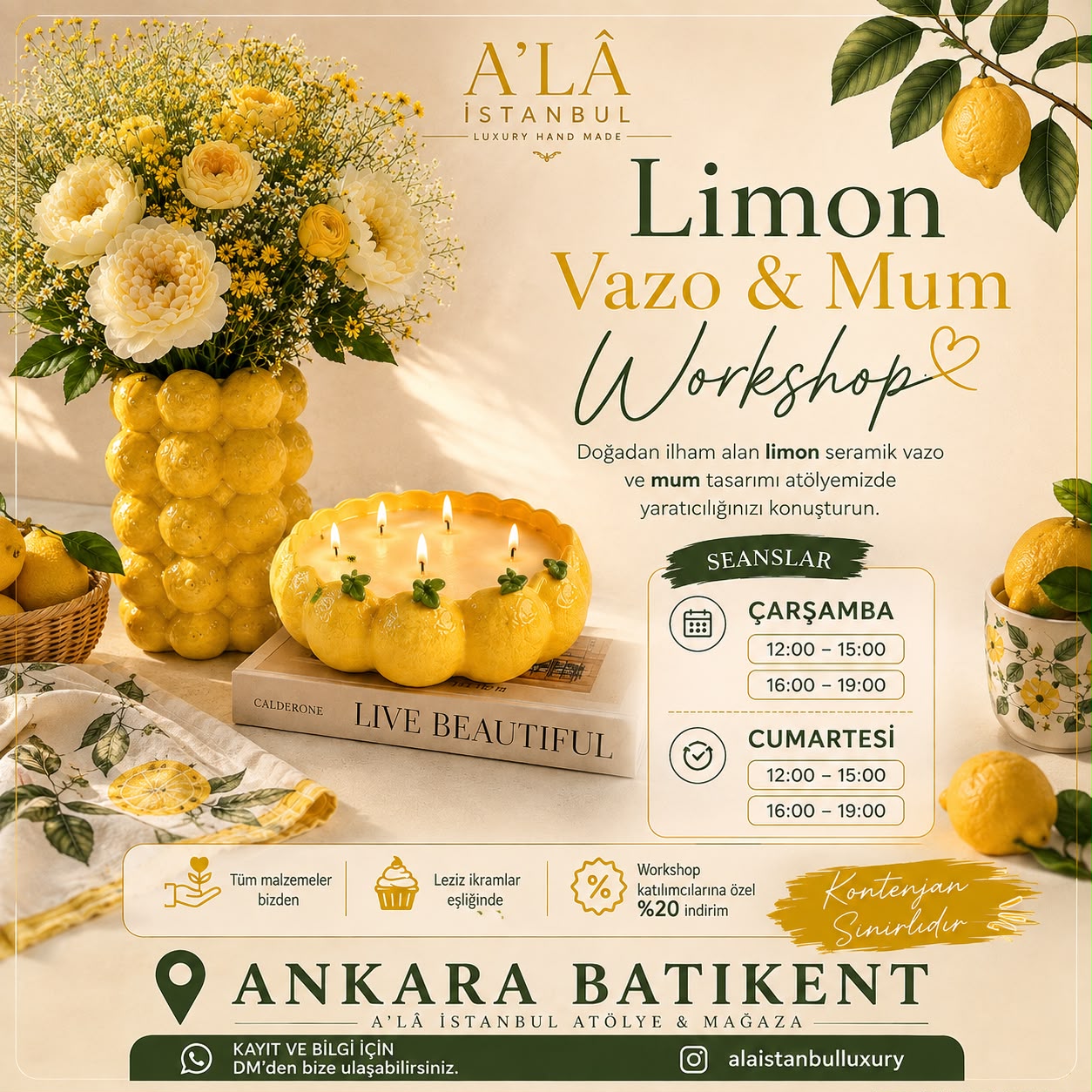 Limon Vazo & Mum Workshop