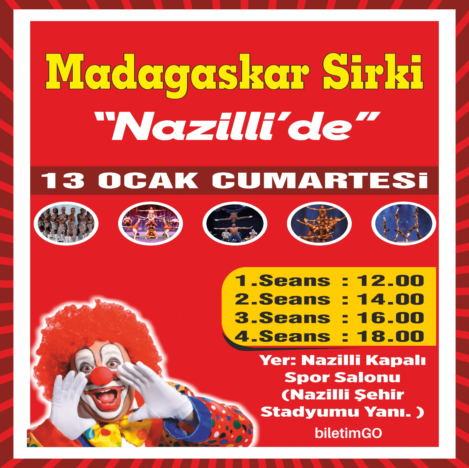 Madagaskar Sirki (Afrika) - Büyülü Dünya Turu - Nazilli