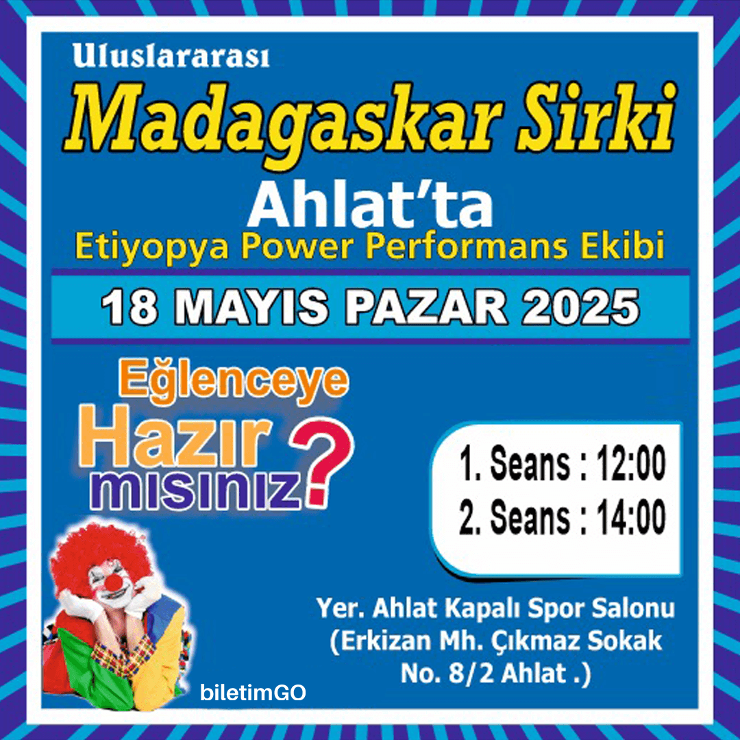 Madagaskar Sirki - Büyülü Dünya Turu - Ahlat