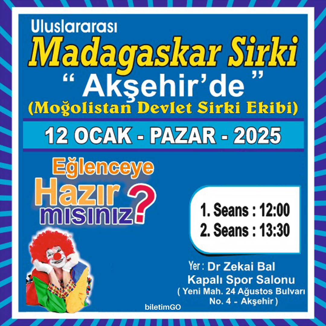 Madagaskar Sirki - Büyülü Dünya Turu - Akşehir