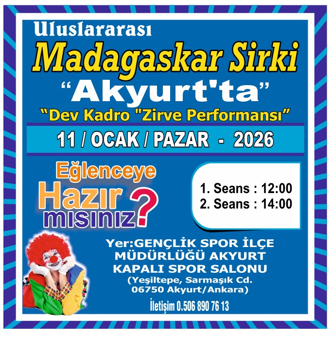 Madagaskar Sirki - Büyülü Dünya Turu - Akyurt