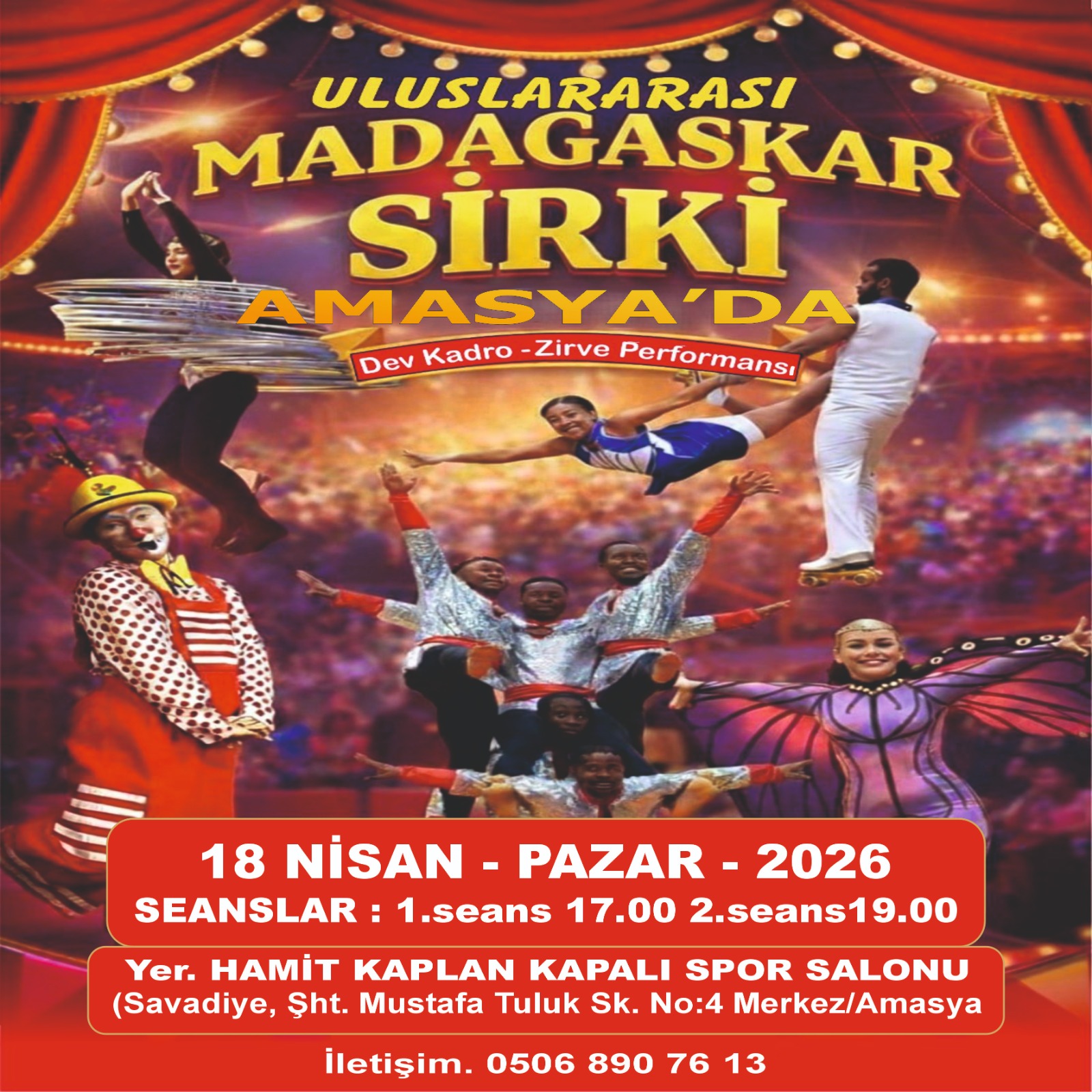 Madagaskar Sirki - Büyülü Dünya Turu - Amasya