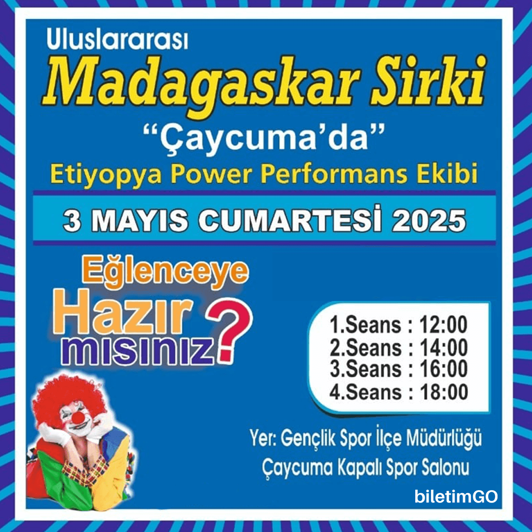 Madagaskar Sirki - Büyülü Dünya Turu - Çaycuma